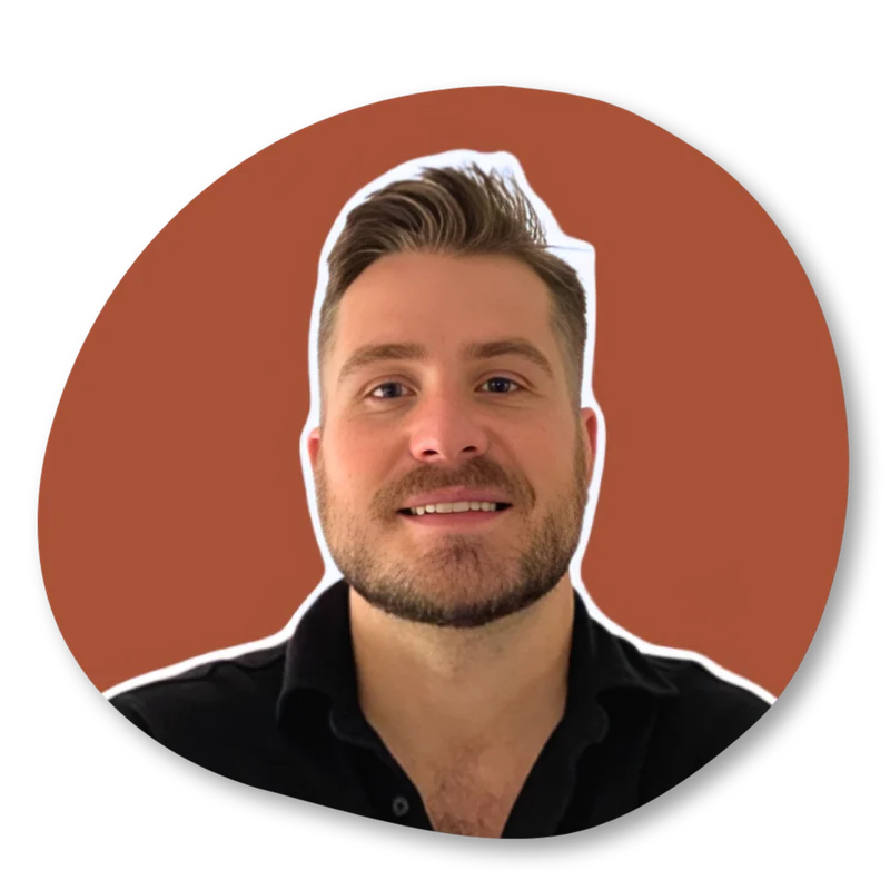Porträtt av Christoffer Angelin